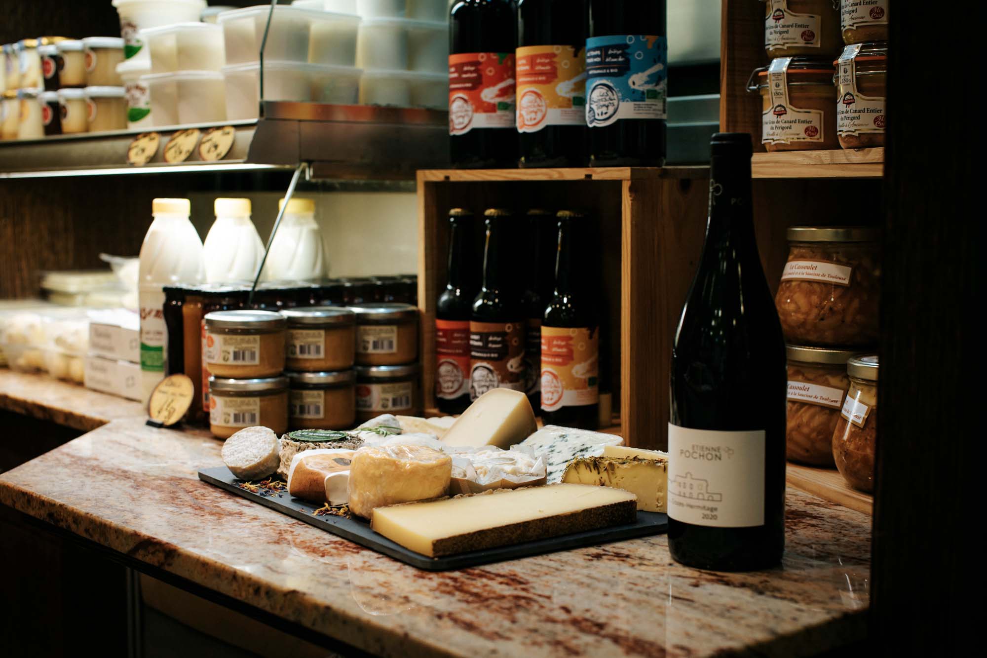 Plateaux de fromages à emporter Condrieu